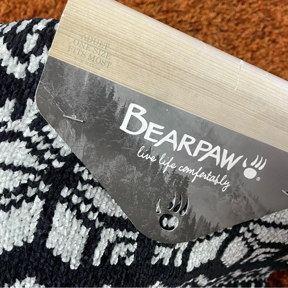 Bearpaw Matching Scarf and Glove Set OSFM